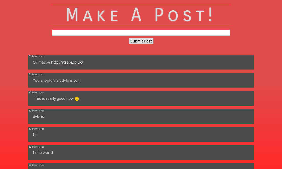 Screenshot of pi.dvbris.com/projects/open_board